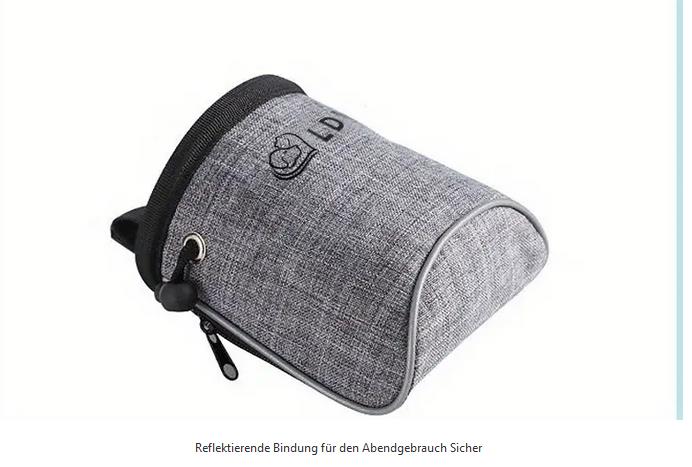 Leckerli-Tasche für Hunde, Hundetraining, Taillenclip, tragbar Hundefutter-Snack