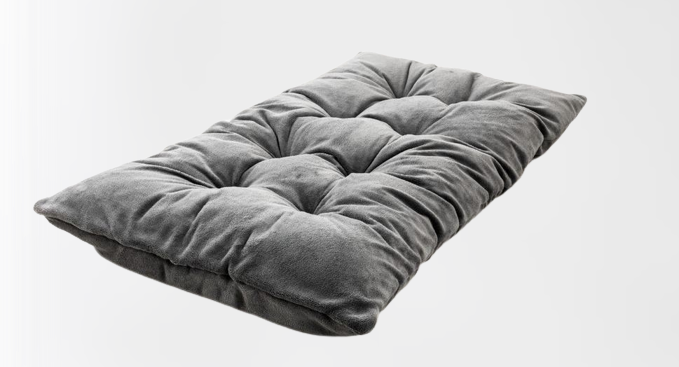 Chile Kissen für den Hund 120x70x 10cm hoch Farbe Anthrazit ,Grau und Braun