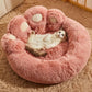 Hundebett in Tatzenform in 60/70 u 90 cm Rosa ,Grau u.Braun beruhigend