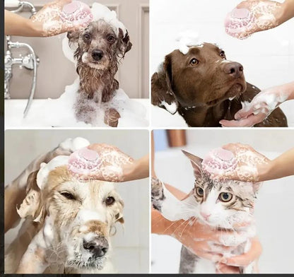 Hunde Shampoo Massage Bürste